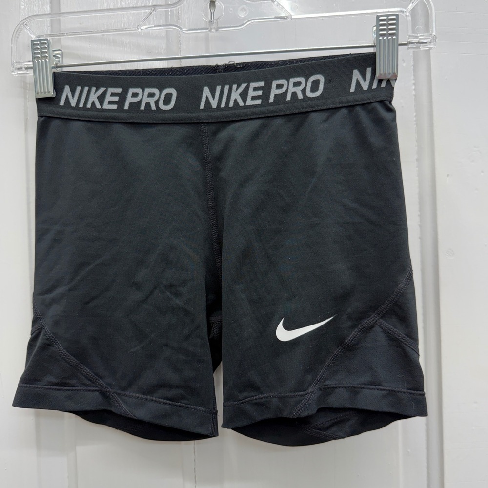 Nike Pro 3 Inch Compression Shorts Womens L Black Spandex